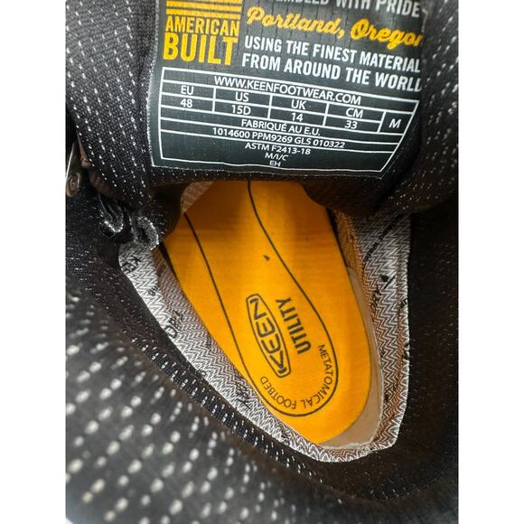 Keen MT. Vernon 6'' WP NEW Men's Work Boot Brown/Black (SOFT TOE) US Size 15 D - Picture 10 of 10